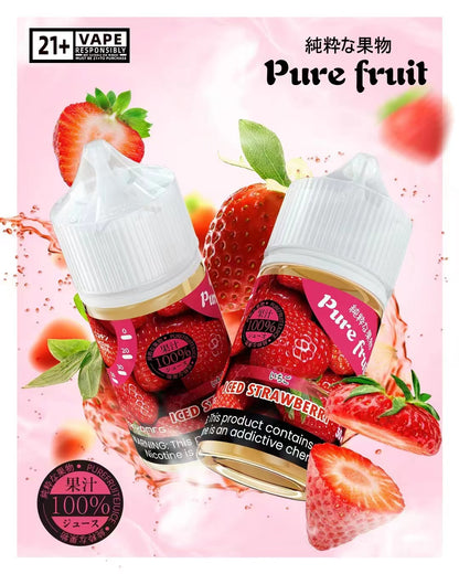 日本原裝【Pure fruit 純粹果物煙油】30ml小煙油-VAKA糖果雲煙館