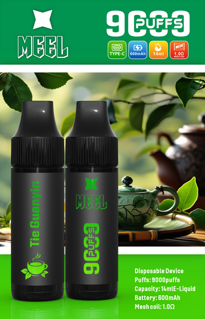 【MEEL 9000 PUFFS 一次性霧化棒】Marbo同款一次性抛棄式電子煙-多口味均衡輸出-大容量拋棄式-VAKA糖果雲煙館